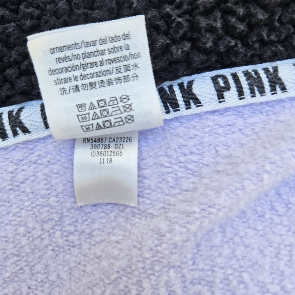 Victoria's Secret PINK Full Zip Hoodie Jacket Size L - Picture 7 of 8